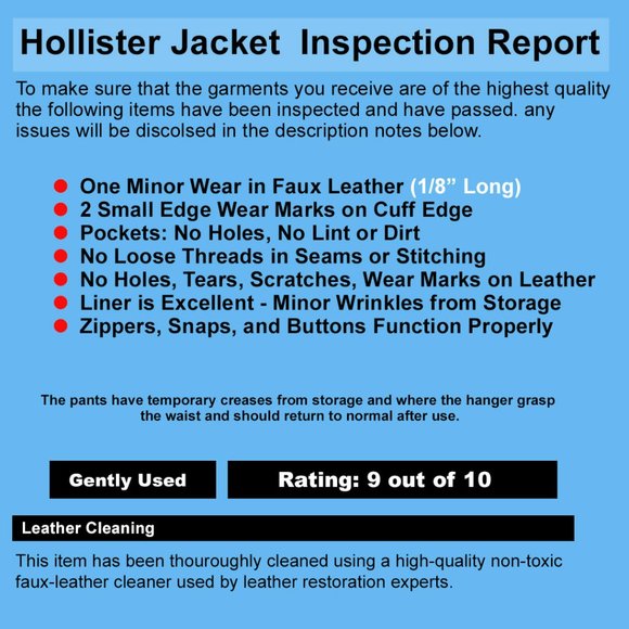Hollister Vegan Leather Moto Jacket - Picture 12 of 15